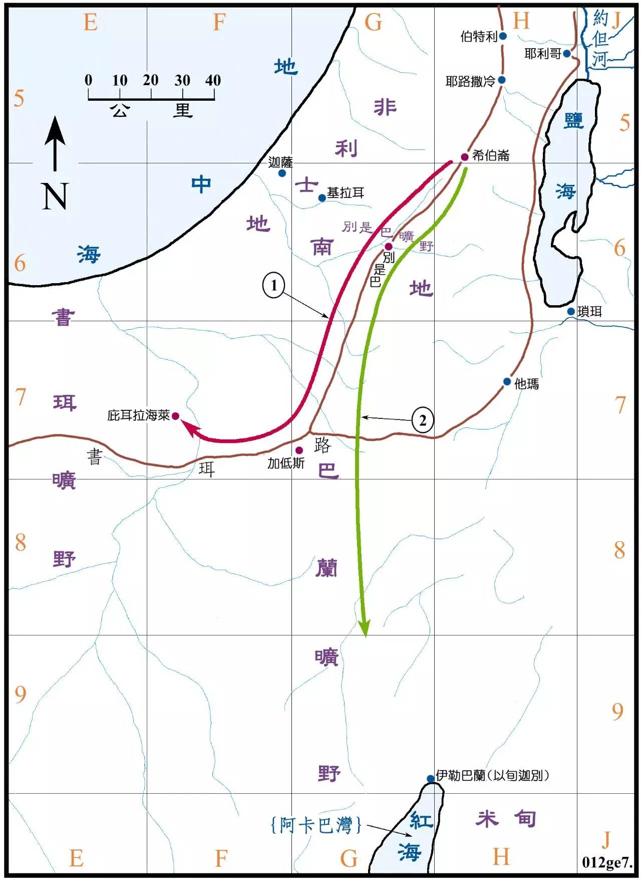 70张圣经地图值得收藏