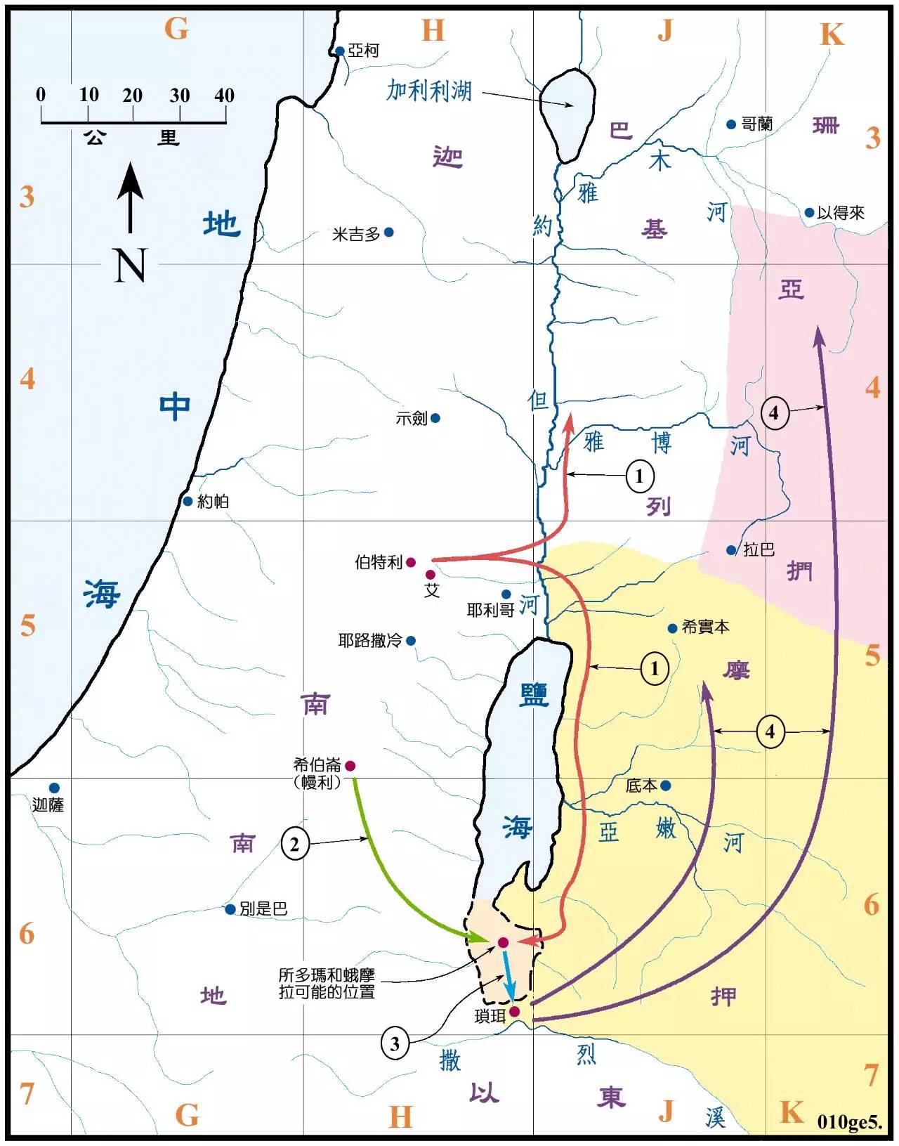 70张圣经地图值得收藏