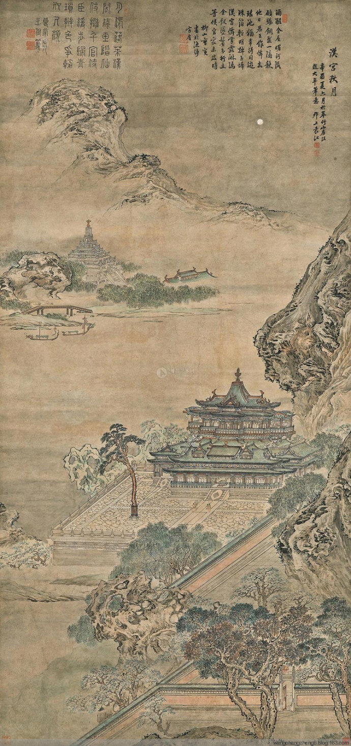 袁江,清代著名画家,字文涛,江苏江都(今扬州)人.