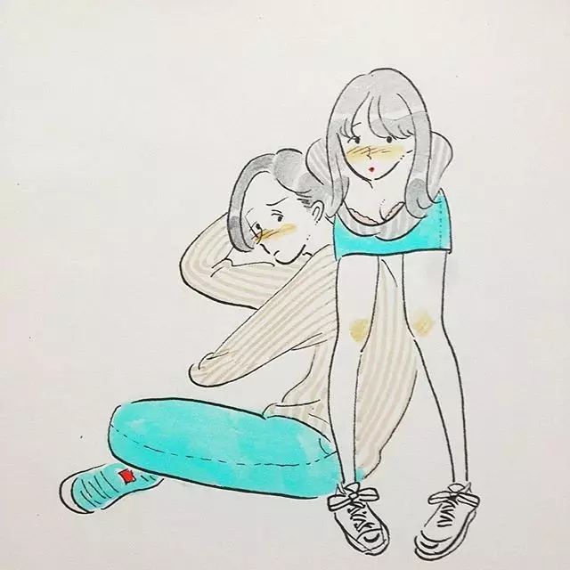 羞羞羞一组污得清新脱俗的小情画