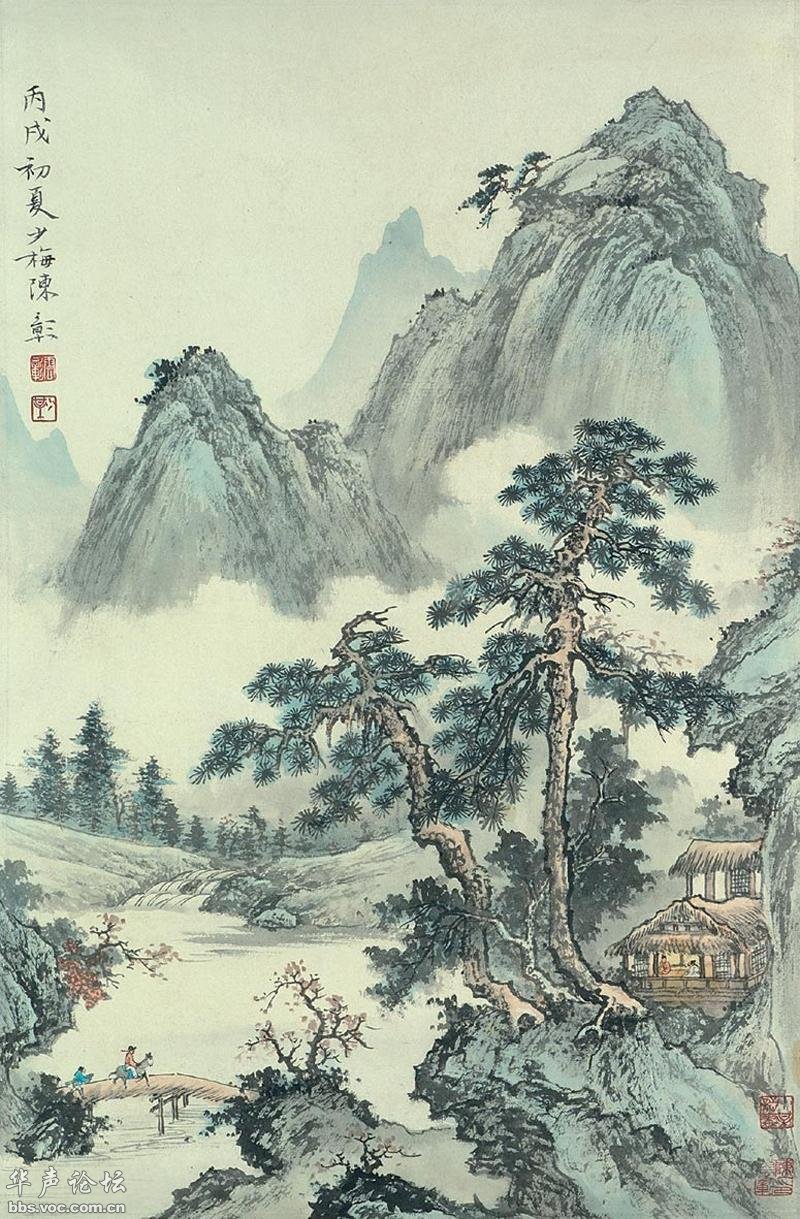 陈少梅国画作品(1)