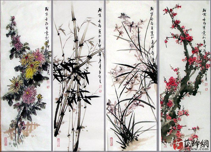 梅兰竹菊四君子的象征意义