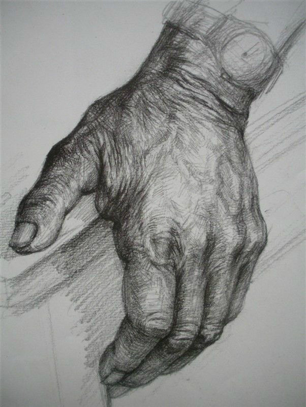 1000种手的画法全是出自素描高手之作