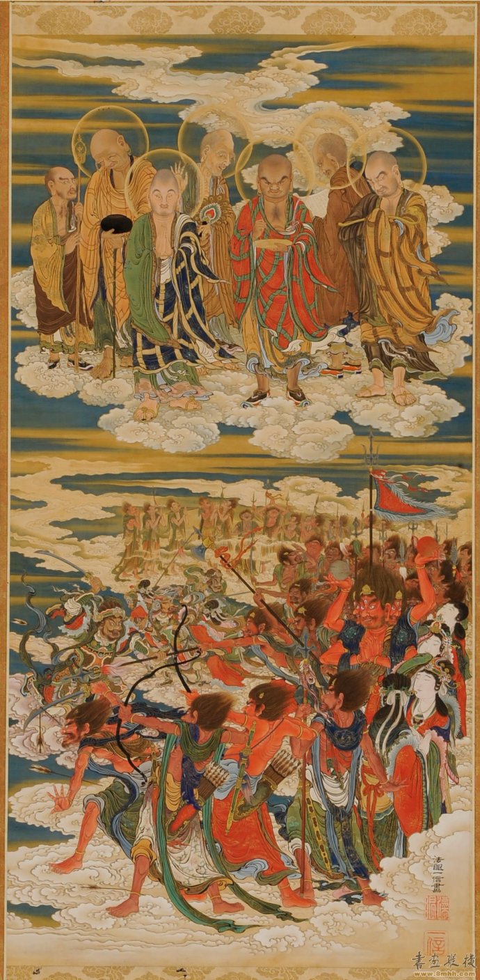 佛教五百罗汉图珍藏版