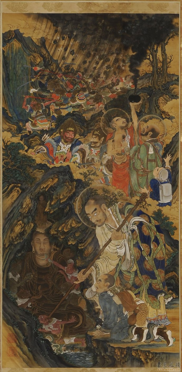 佛教五百罗汉图珍藏版