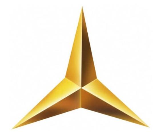 三叉星标志的电脑图片