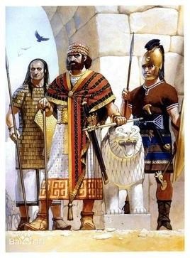 公元前13世纪,"海上民族"入侵小亚细亚,经过与埃及长期会战的赫梯人