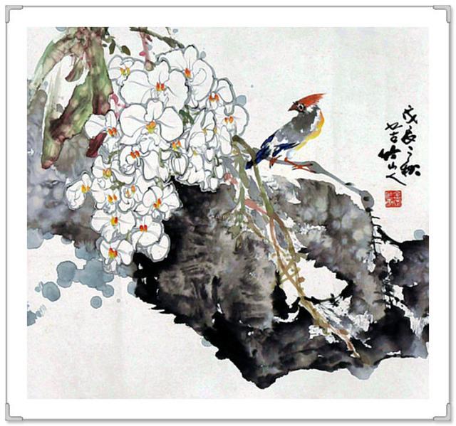 彩墨寄情 -- 林金定写意花鸟画