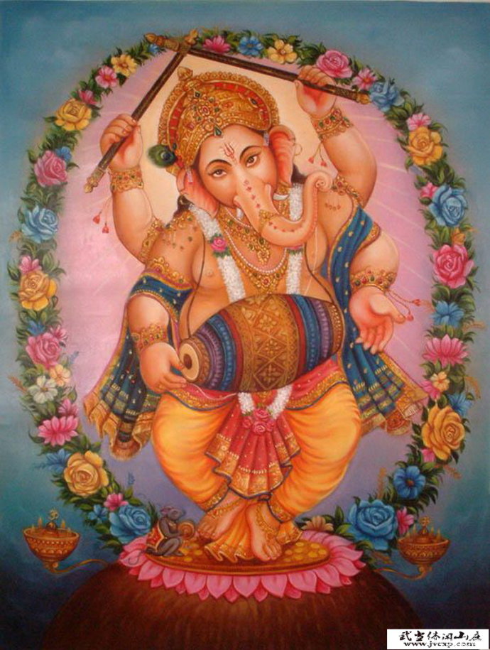 海外绘画印度绘画欣赏下