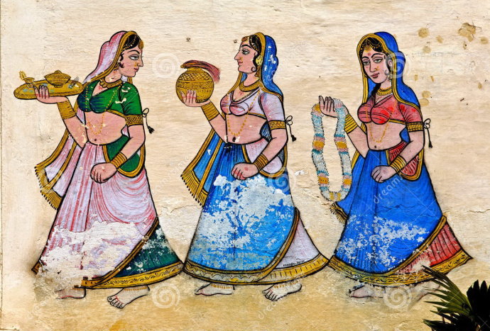 古印度的美术作品图片