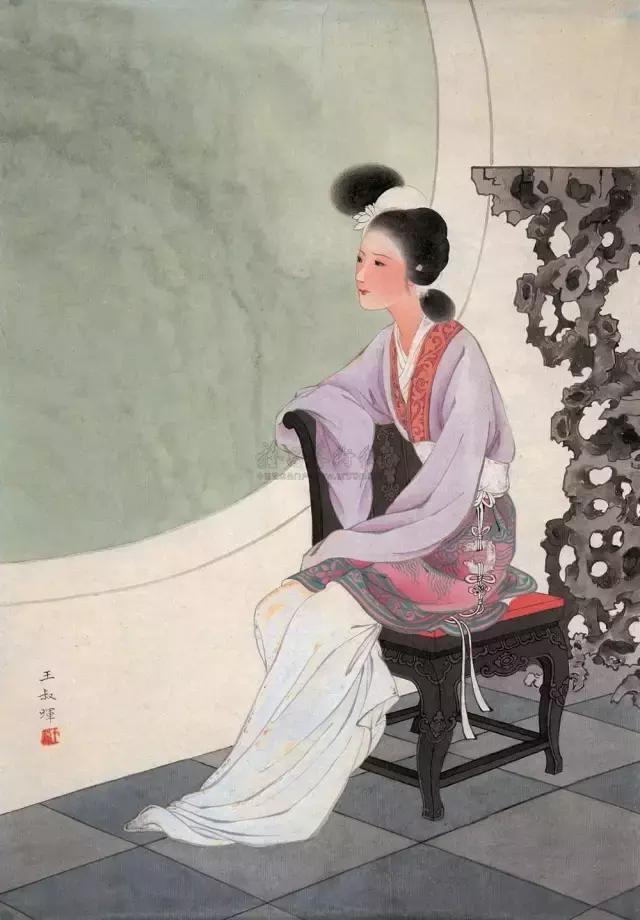 王叔晖仕女画