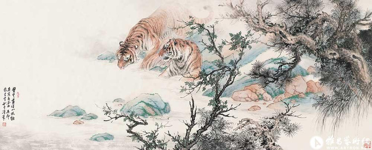 名家绘·狮虎图 168