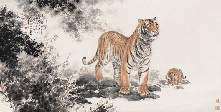 名家绘狮虎图245