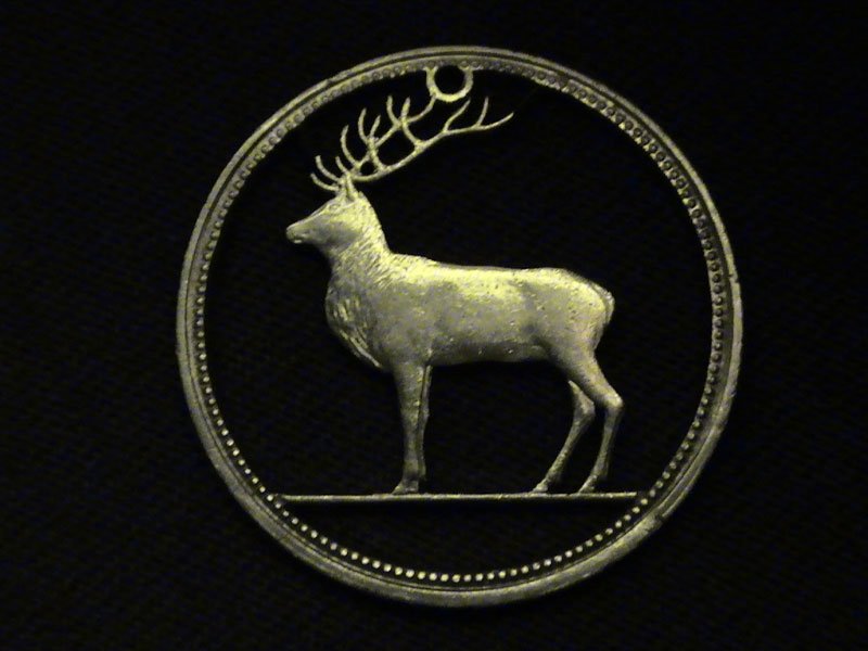 西方镂空图案为装饰品的硬币21p