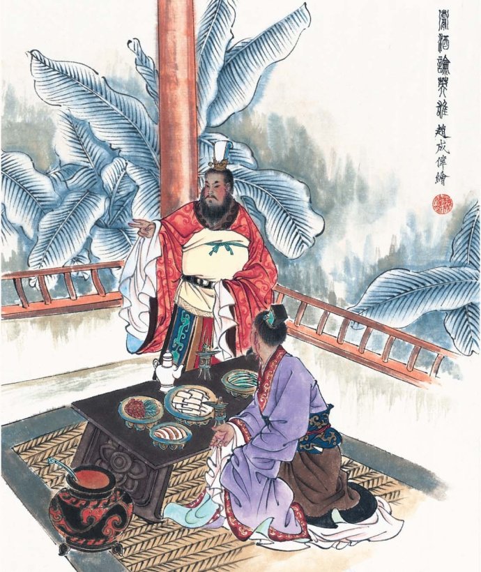 赵成伟彩绘三国演义故事图