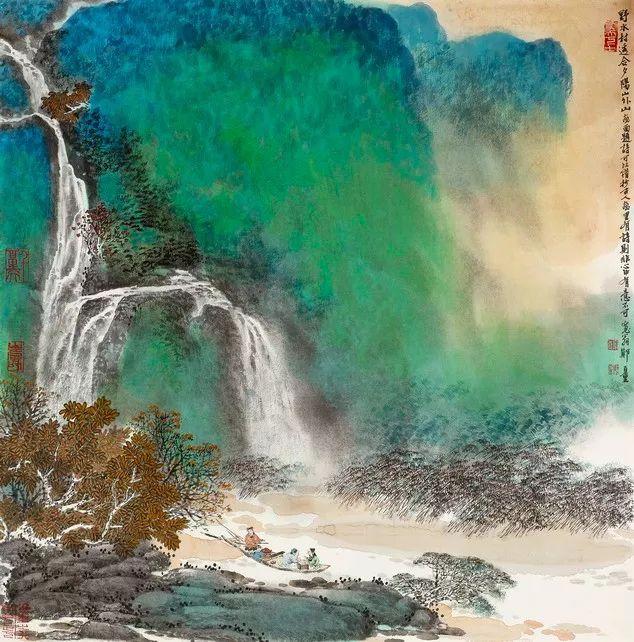 他笔下的山水画充满诗意与生机如他的名字一样