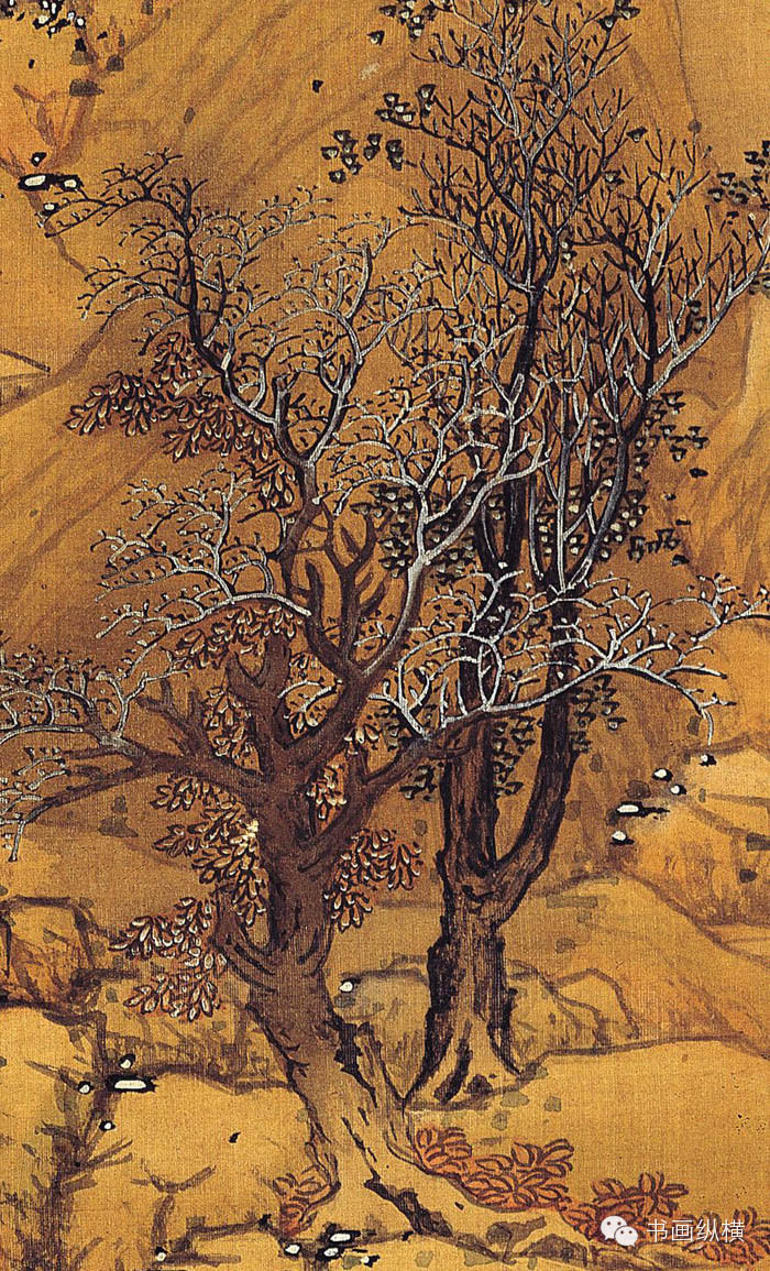 经典回顾524明蓝瑛溪山雪霁图台北故宫博物院藏