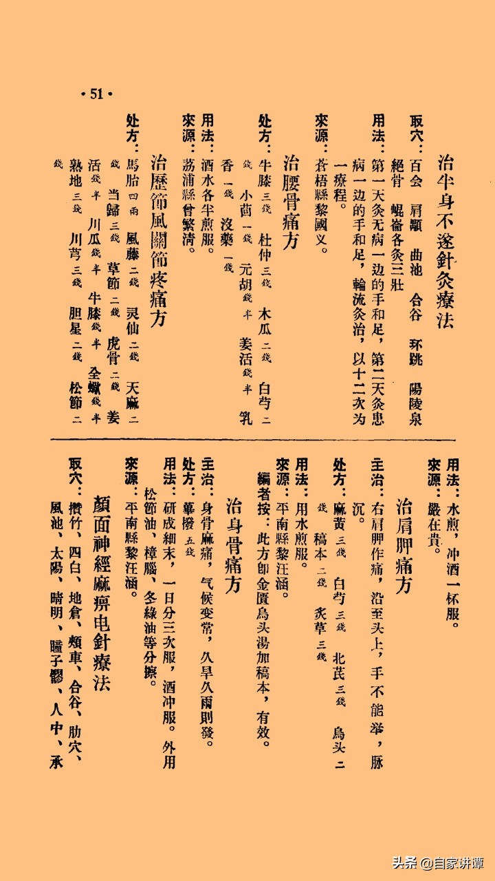 感谢中医前辈们的无私《广西中医验方秘方汇集》上