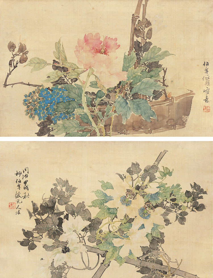 【】任伯年—作品集—之花鸟篇