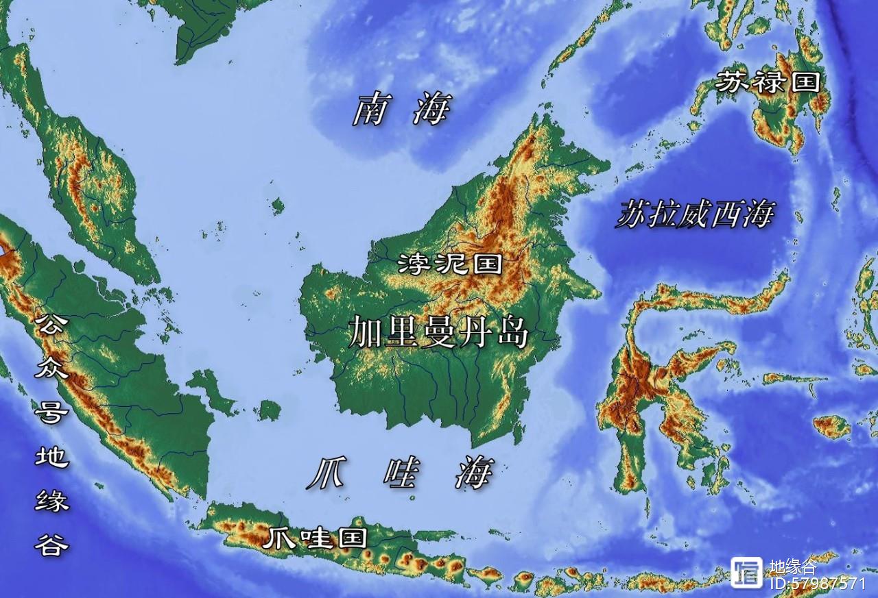 加里曼丹岛在哪里地图图片