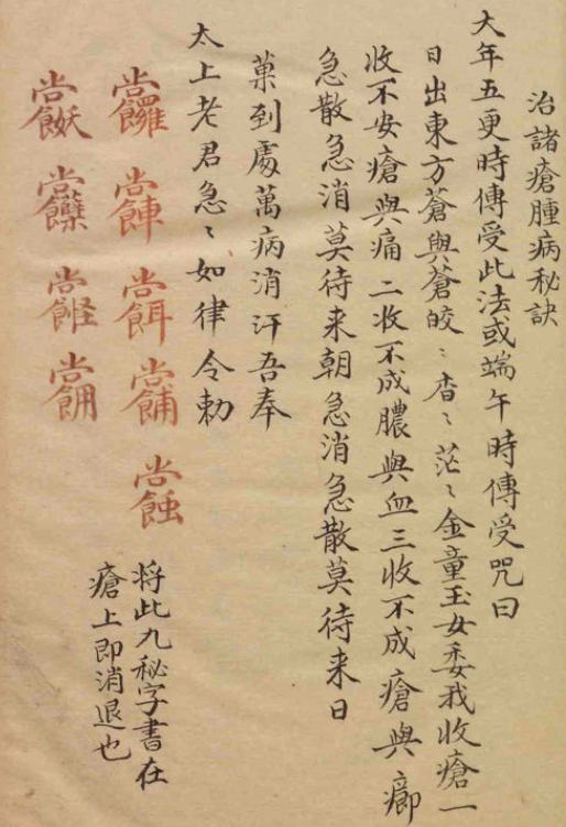 治中部諸病符治上部諸病符驱瘟避疫符天枢星,天璇