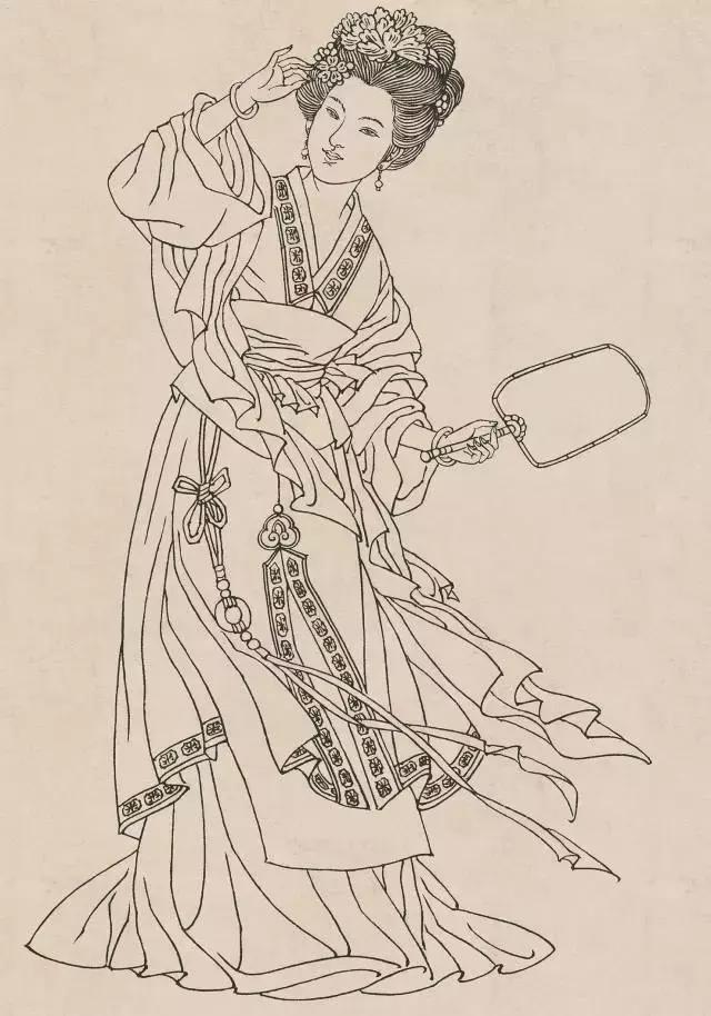 白描:古典人物风采图