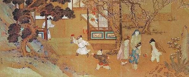 宋代苏汉臣长春百子图