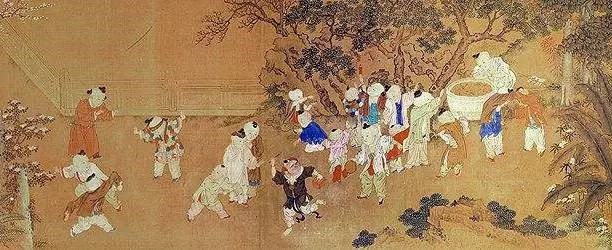 宋代苏汉臣长春百子图