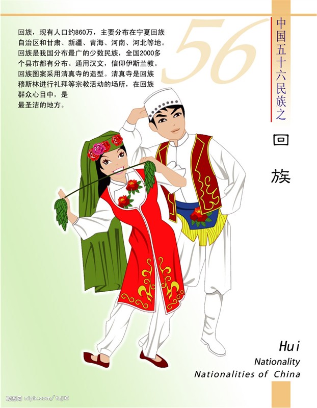 五十六个民族介绍图文并茂