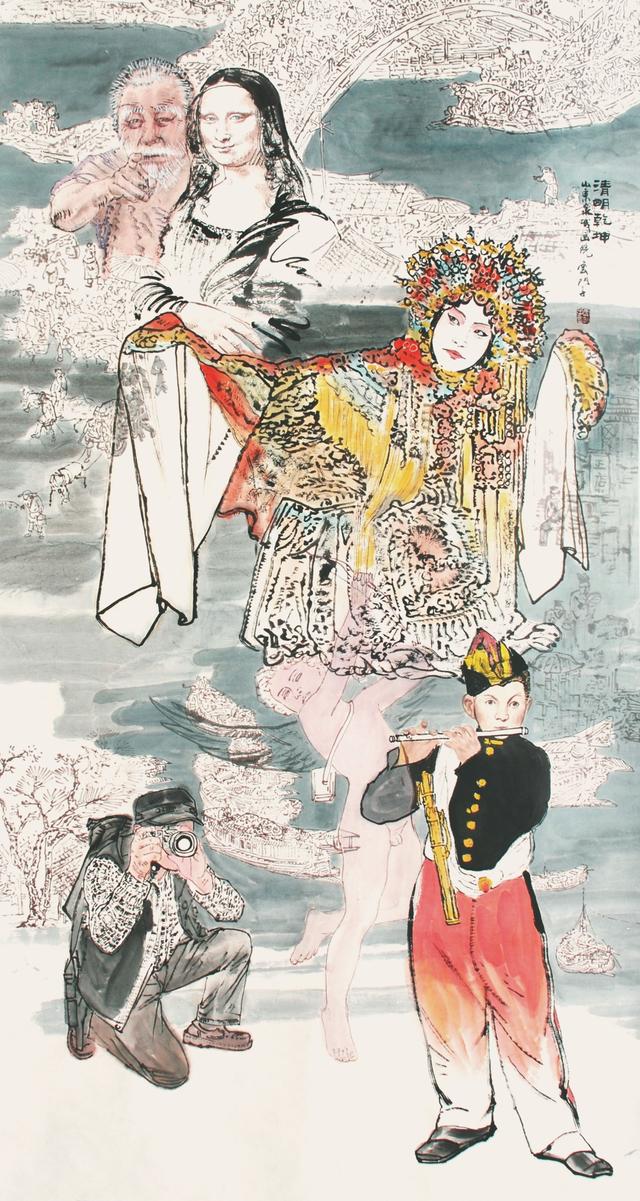 书画名家||著名画家云门子世态人物作品