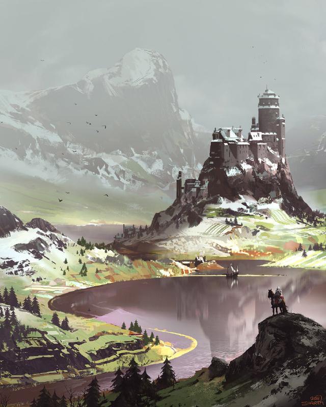 色彩构图很赞的一组cg概念绘画欣赏