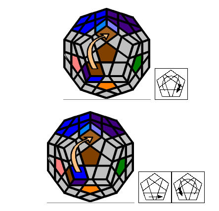 五魔方megaminx正十二面體魔方解法教程圖