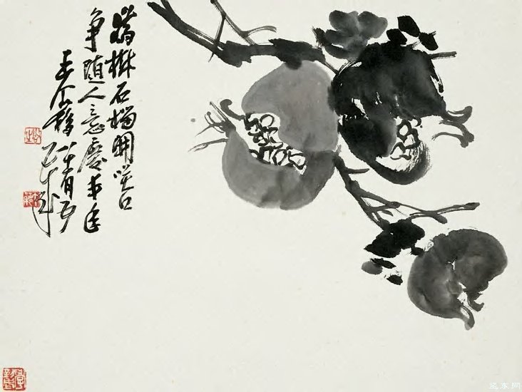 王个簃国画作品欣赏