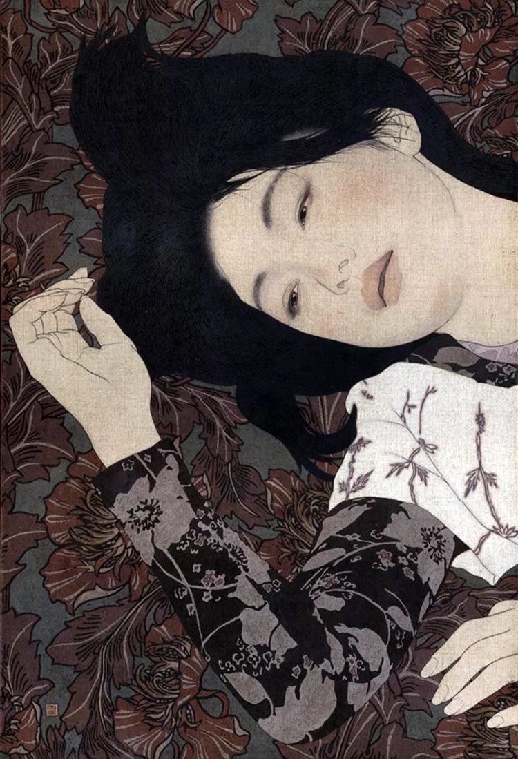 yasunari),日本画家,出生于1965年,擅长描绘的女人.