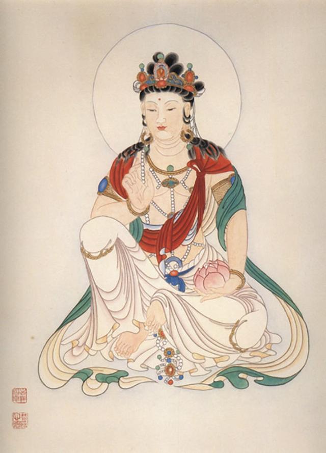 观音菩萨画像作品欣赏