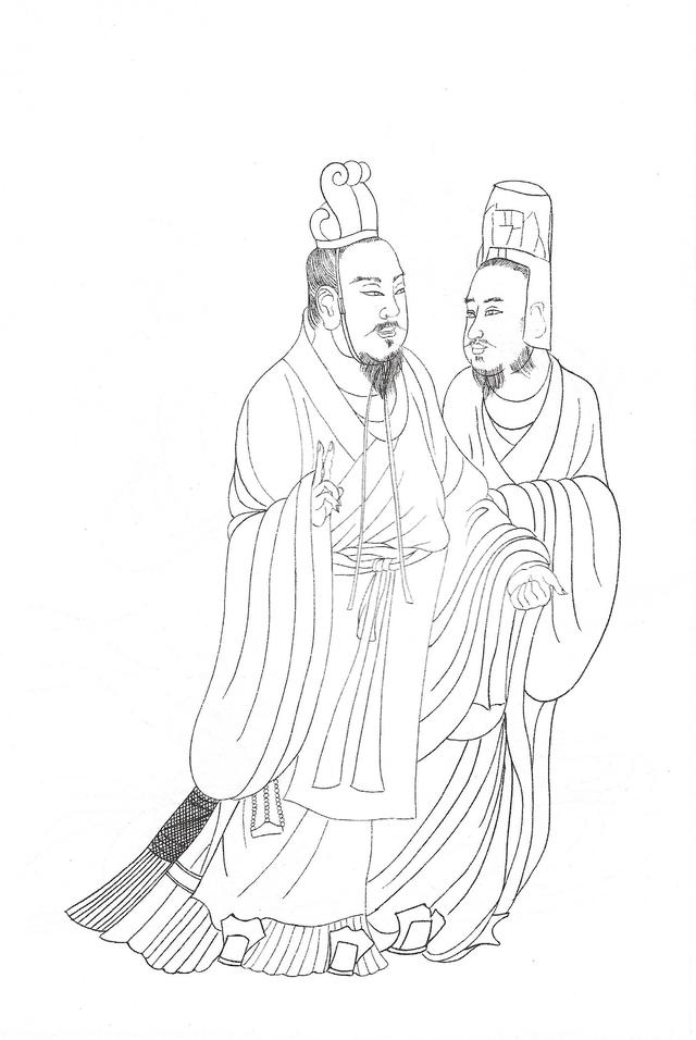 古代人物线描画谱