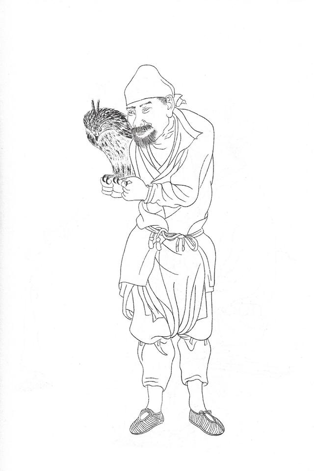 古代人物线描画谱