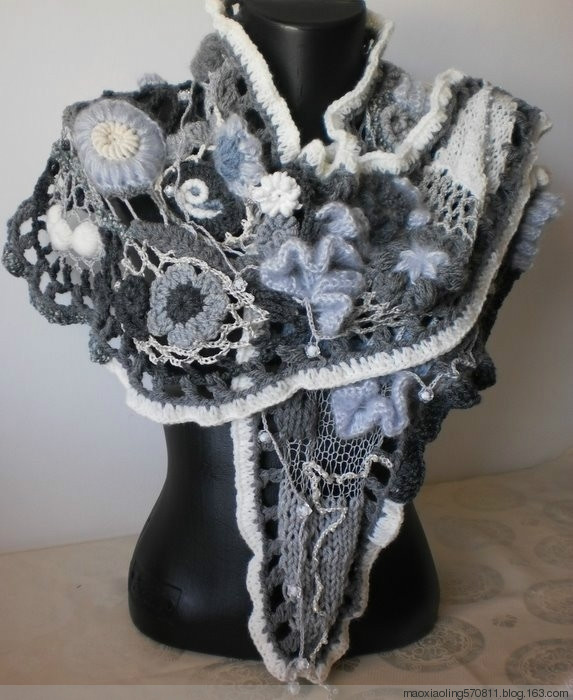 编织艺术----对围巾披肩的灵感