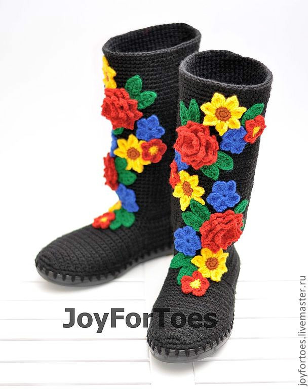 用心灵设计爱尔兰钩花鞋