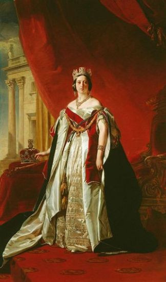 左图:《维多利亚女王》(queen victoria).