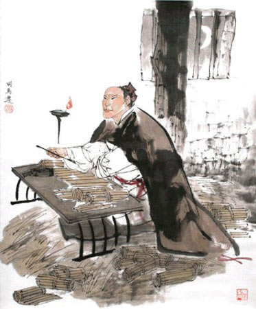 李陵投降后,长安几乎所有人都唾弃他,只有太史令司马迁勇敢地为其