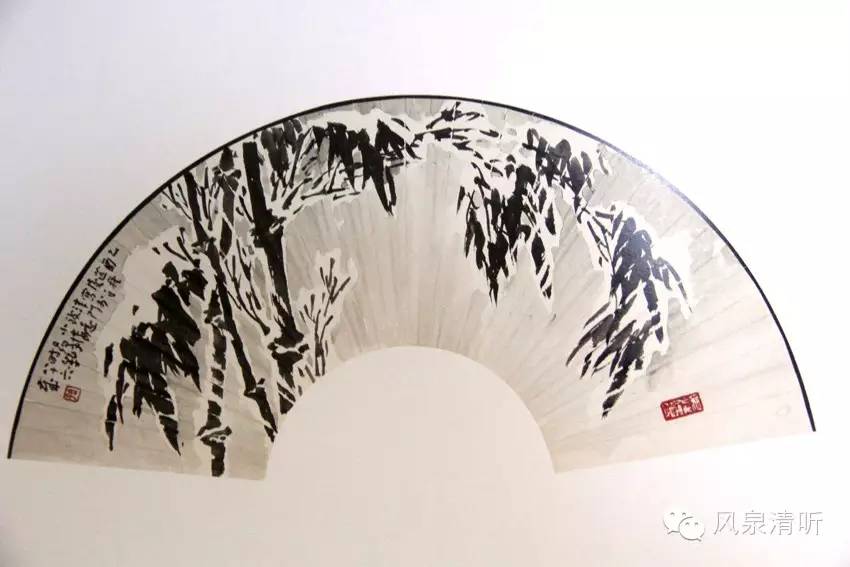 孙其峰先生作品研究——"扇面艺术之花鸟扇面"——"竹子系列"