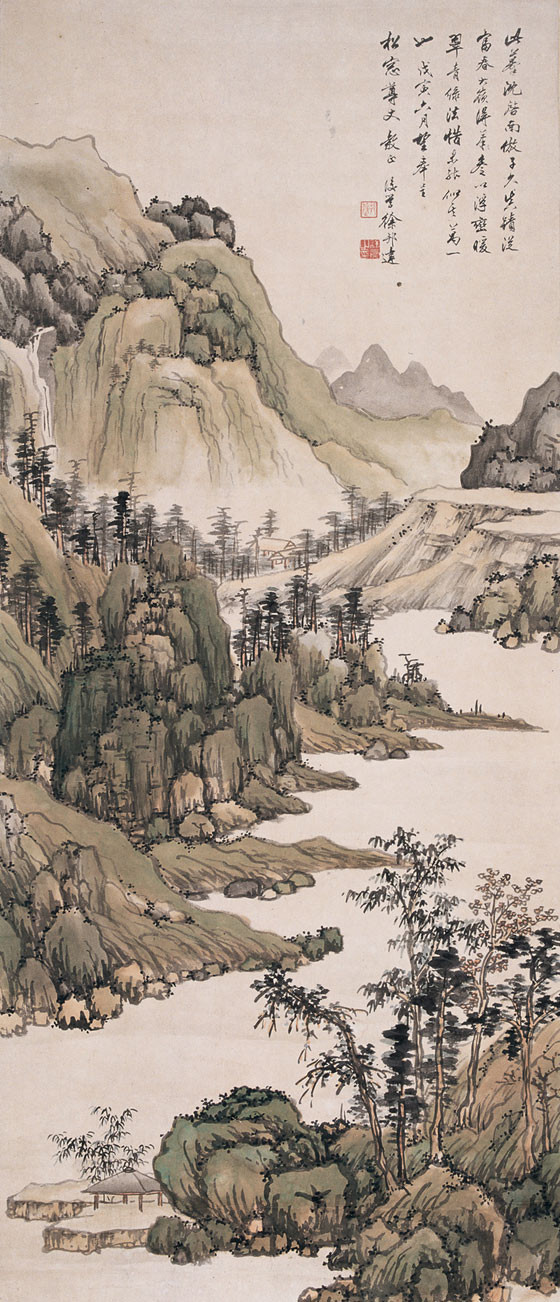 徐邦达山水作品欣赏