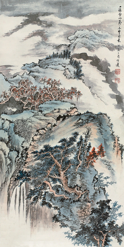 徐邦达山水作品欣赏