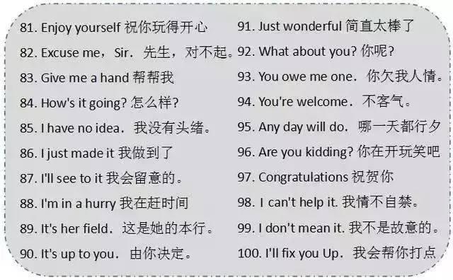 1000句超實用英語口語