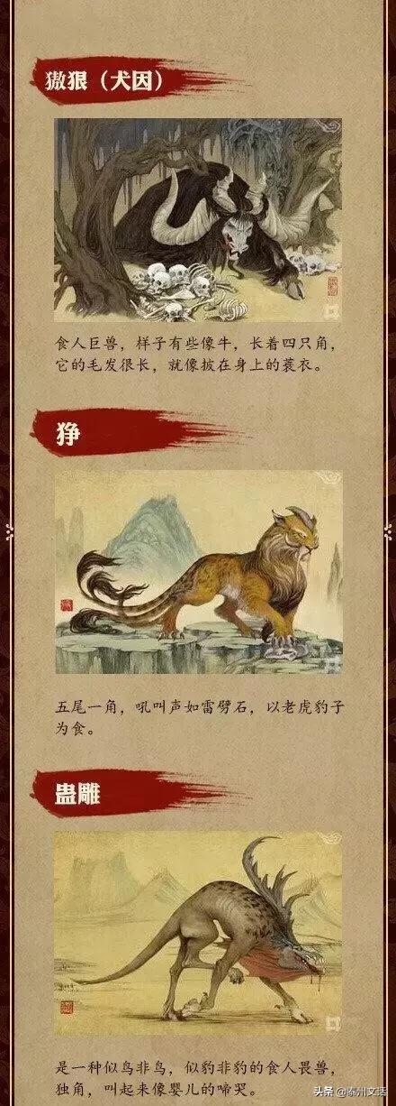 中国古代神兽的名字图片
