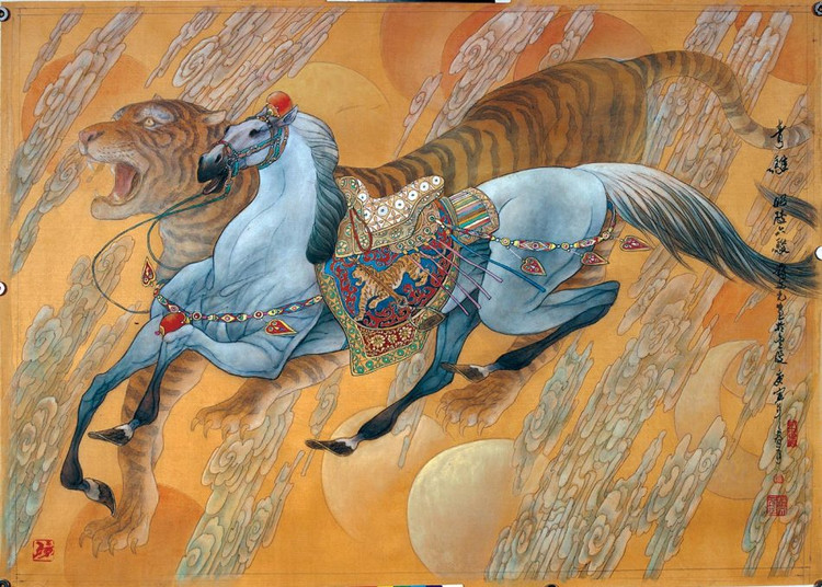 赵文元绘画作品