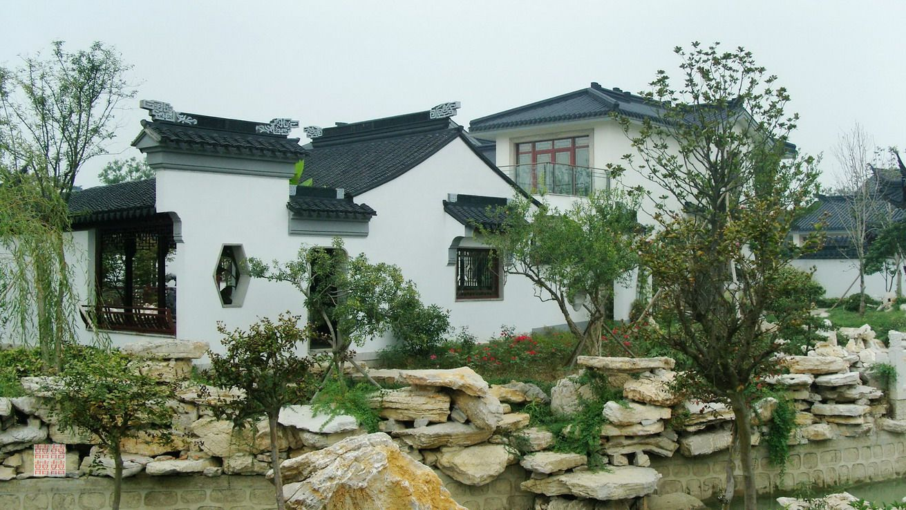 中国园林式四合院