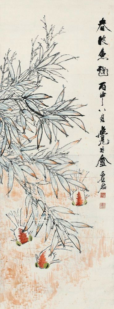 晚清画苑第一家虚谷花鸟作品欣赏