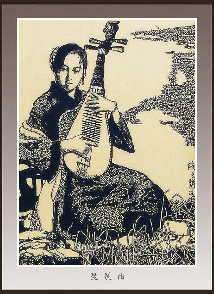 剪纸蓓蕾李闽新写实剪纸